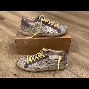 Golden Goose Superstar Glitter Superstar Purple